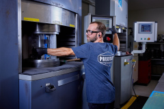 Precision Technologies machine operator lifestyle photography for Precision Technologies in  Tyngborough, MA