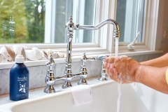 Three Main hand soap lifestyle photography for Three Main  in Boston, MA