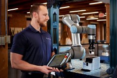 Universal Robots onsite lifestyle photography for Universal Robots in Boston, MA