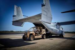 Lifestyle photography of FLIR LTVX light tactical vehicle for FLIR