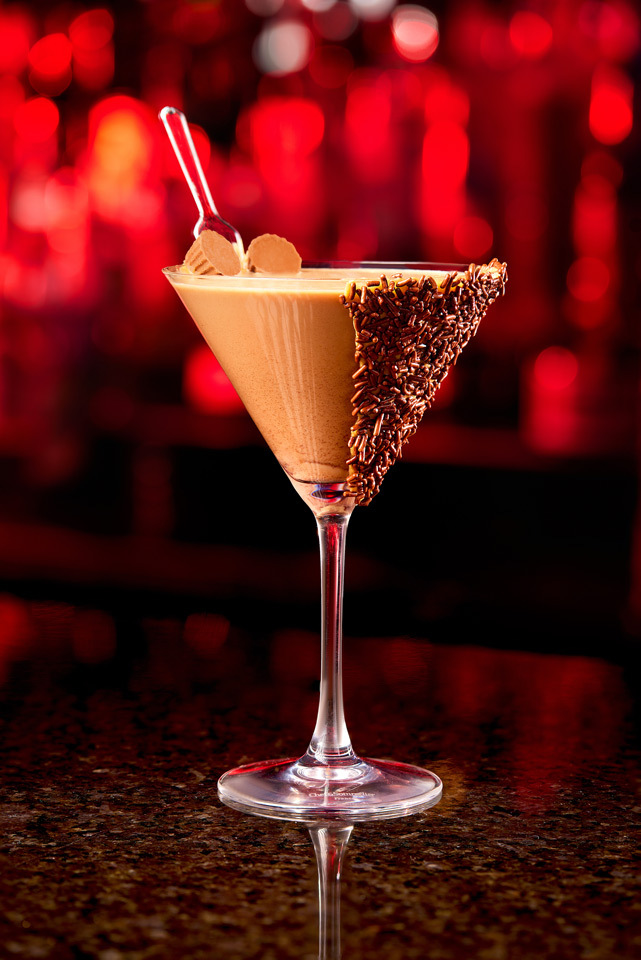 Food photography of a Dessert Martini photographed for Stir Martini Bar of Westford, MA Food photography of a Dessert Martini photographed for Stir Martini Bar of Westford, MA