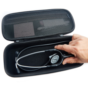 Consumer photography of Elegant Nurse open Stethoscope case Consumer photography of Elegant Nurse open Stethoscope case