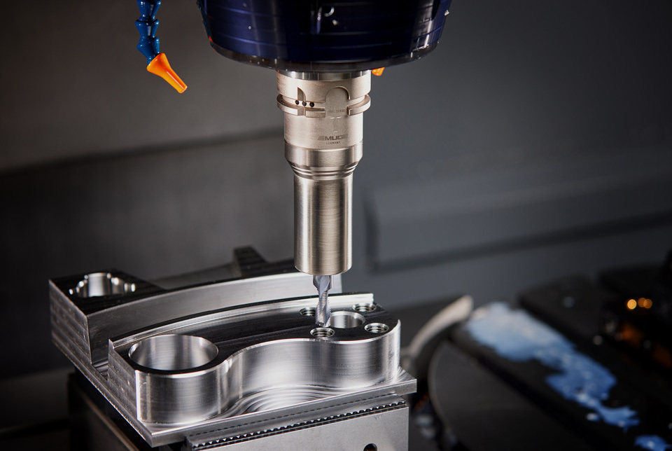 Commercial product photography of emuge drill for Emuge in Boylston, MA