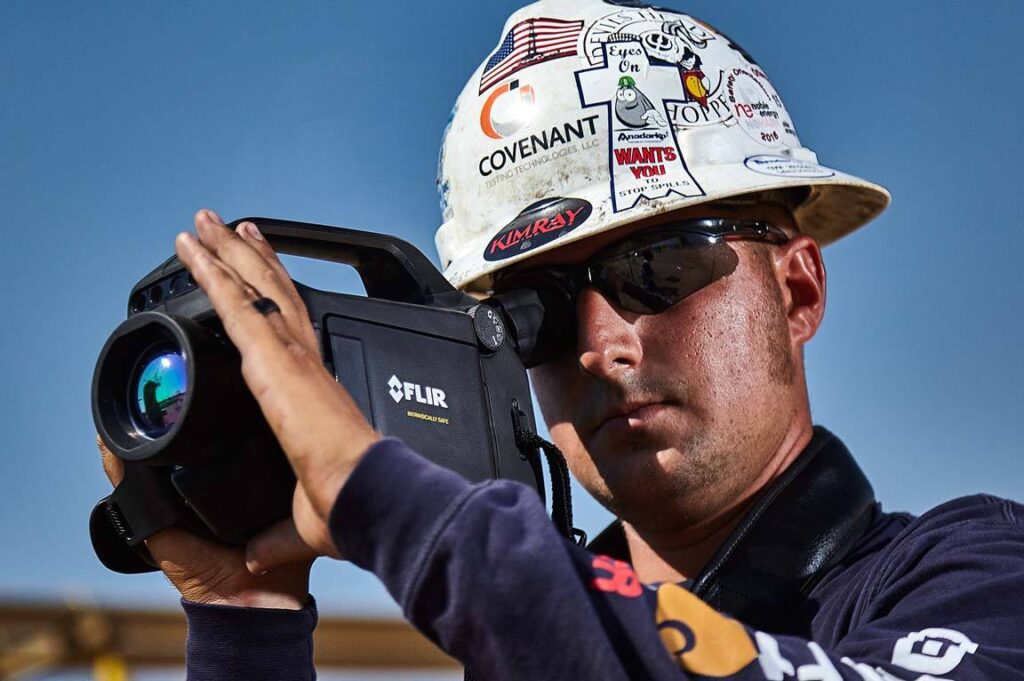 Lifestyle photography of FLIR GFX320 for FLIR Lifestyle photography of FLIR GFX320 for FLIR