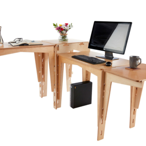 Landmark's wooden desk for Landmark Finish in Andover, MA Landmark's wooden desk for Landmark Finish in Andover, MA