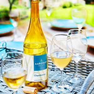 Food photography of Aaronap Cellars Chardonnay outdoors for Aaronap Cellars in Westford, MA Food photography of Aaronap Cellars Chardonnay outdoors for Aaronap Cellars in Westford, MA