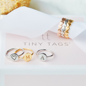 Consumer photography of Tiny Tags rings for Tiny Tags in Acton, MA Consumer photography of Tiny Tags rings for Tiny Tags in Acton, MA