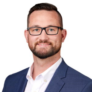 man headshot photography with white background for Toyota