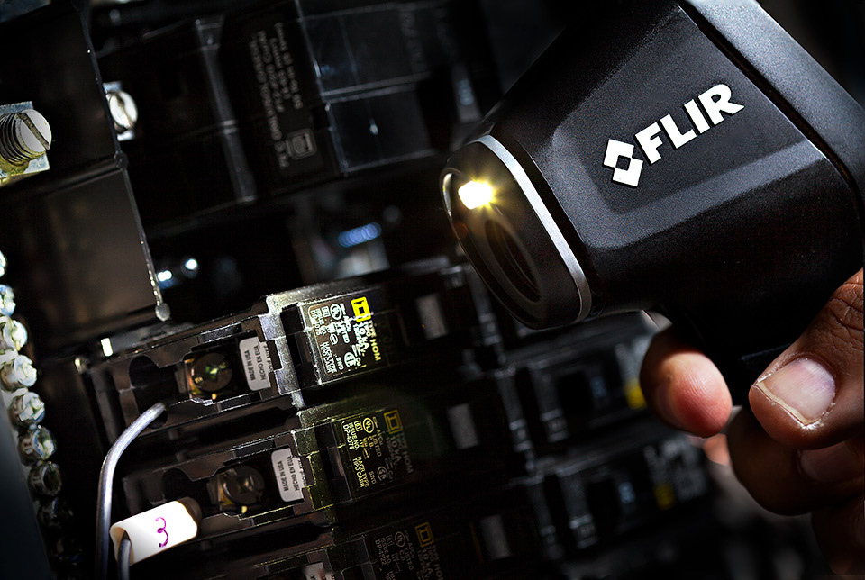 lifestyle photography of FLIR TG54 TG56 for Teledyne-FLIR of Hudson, NH.