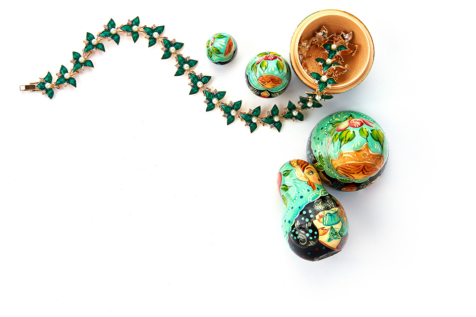 Museum Reproductions' necklace for Museum Reproductions in Brookline, MA