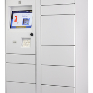 Commercial product photography of OPI Parcel Locker for Optical Phusion of Littleton, MA