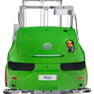 Product photography of Symbot warehouse robot head on Symbotic of Wilminton, MA.